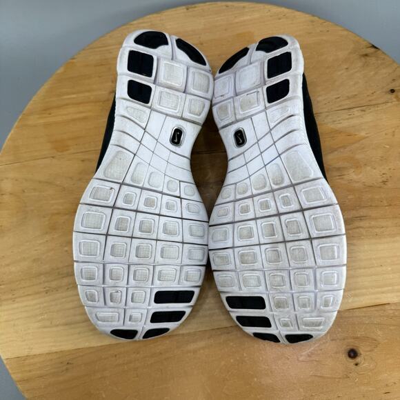 Nike Free 5.0+ Flyknit Women's Size 8.5 Shoes Black Running Sneakers 615806-010 - Picture 7 of 9